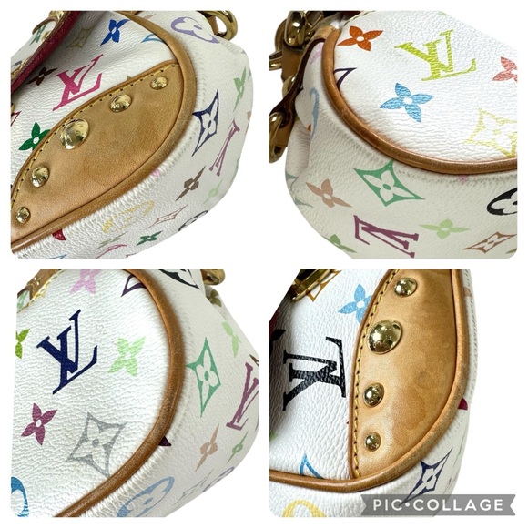 💖AUTHENTIC Louis Vuitton Marilyn Bag White Multicolor Monogram - Picture 8 of 16